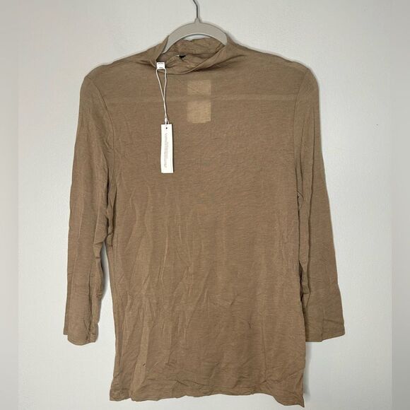 Vince Mock Neck Three Quarter Sleeve Sweater NWT - Picture 1 of 3